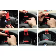 Практична стойка за телефон за волан Практична стойка за телефон за волан