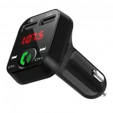Трансмитер модулатор за автомобил FM T8 Display LCD MP3 Player Четец за карти Зарядно 2.1A Трансмитер модулатор за автомобил FM T8 Display LCD MP3 Player Четец за карти Зарядно 2.1A