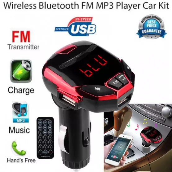 FM Трансмитер Iron Man AutoMax Безжичен Bluetooth