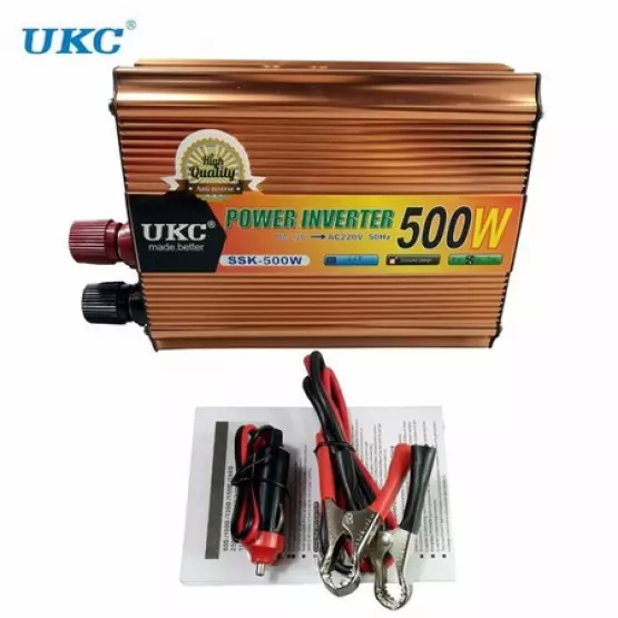 Инвертор на напрежение, UKC, 12V-220V, мощност 500w