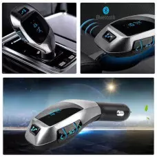 Автомобилен Bluetooth FM трансмитер Wireless Car Kit X7 Автомобилен Bluetooth FM трансмитер Wireless Car Kit X7