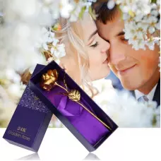 Вечна роза със златно покритие 24k Golden Rose Вечна роза със златно покритие 24k Golden Rose
