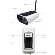 Соларна Водоустойчива Wifi камера FUll HD безжична Соларна Водоустойчива Wifi камера FUll HD безжична