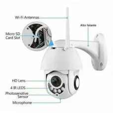 Външна водоустойчива въртяща се камера със сензор за движение Външна водоустойчива въртяща се камера със сензор за движение