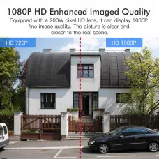 Водоустойчива, безжична камера с нощно видеонаблюдение и запис на карта Водоустойчива, безжична камера с нощно видеонаблюдение и запис на карта