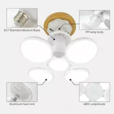 Сгъваема LED лампа с форма на футболна топка Сгъваема LED лампа с форма на футболна топка