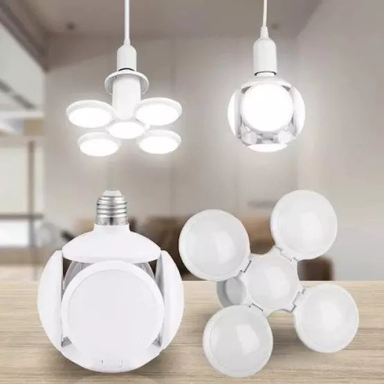 Сгъваема LED лампа с форма на футболна топка
