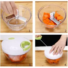 Ръчен механичен чопър за плодове и зеленчуци Nicer Dicer Plus Ръчен механичен чопър за плодове и зеленчуци Nicer Dicer Plus