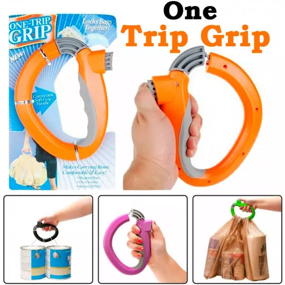 Удобна ръкохватка за пазаруване One Grip Trip
