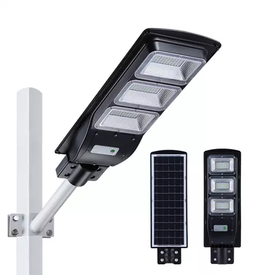 Улична LED лампа с дистанционно и соларно захранване