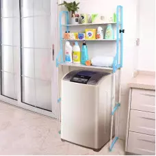 Метална етажерка за над пералнята или моноблок с три рафта Метална етажерка за над пералнята или моноблок с три рафта