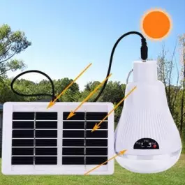 Соларна лампа с акумулатор и соларен панел Solar Led Light