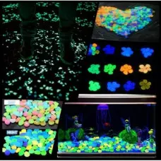 Светещи декоративни градински камъни 100бр Светещи декоративни градински камъни 100бр