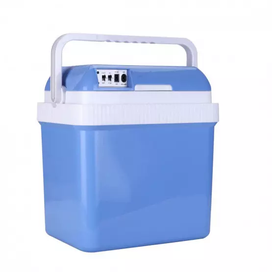 Хладилна чанта ZEPHYR ZP 1448 A24, 24 литра, 12V DC, Охлаждане и затопляне, Двойно захранване, Син
