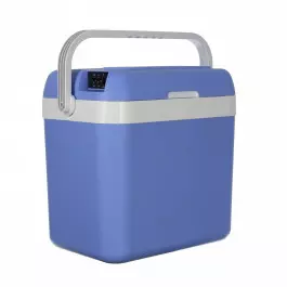 Хладилна чанта ZEPHYR ZP 1448 A32, 32 литра, 12V DC, Охлаждане и затопляне, Двойно захранване, Син