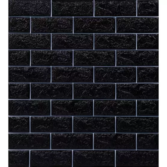 Топлоизолационно самозалепващо пано Cultural Wall 70x77x0.8 сm черно/бяло