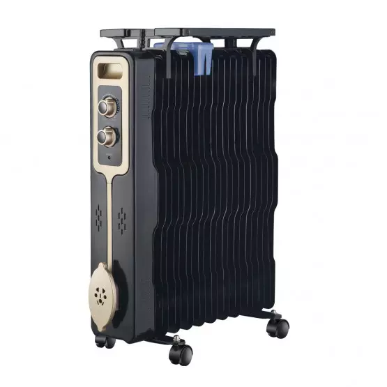Радиатор ZEPHYR ZP 1971 G11, 2500W, 11 ребра, 3 степени, Поставка за дрехи, Регулируем термостат