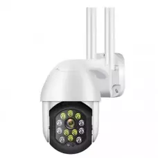 Куполна камера 12 LED, 2MP Full HD, Въртяща, Водоустойчива, Нощно виждане, 2 антени Куполна камера 12 LED, 2MP Full HD, Въртяща, Водоустойчива, Нощно виждане, 2 антени