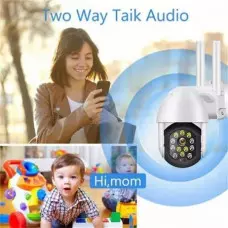 Куполна камера 12 LED, 2MP Full HD, Въртяща, Водоустойчива, Нощно виждане, 2 антени Куполна камера 12 LED, 2MP Full HD, Въртяща, Водоустойчива, Нощно виждане, 2 антени