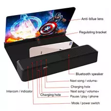Сгъваем HD увеличител на екрана на мобилен телефон с Bluetooth високоговорител Сгъваем HD увеличител на екрана на мобилен телефон с Bluetooth високоговорител