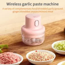 Електрически безжичен кухненски чопър 250ml за месо,чесън зеленчуци и др. Електрически безжичен кухненски чопър 250ml за месо,чесън зеленчуци и др.