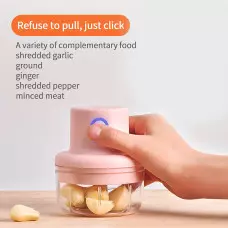 Електрически безжичен кухненски чопър 250ml за месо,чесън зеленчуци и др. Електрически безжичен кухненски чопър 250ml за месо,чесън зеленчуци и др.