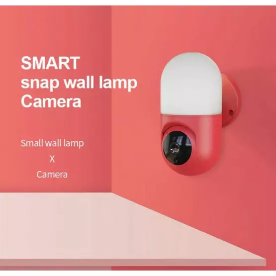 Супер широкоъгълена Smart WiFi камера за видеонаблюдение/лампа