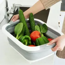 3 в 1 - Дъска за рязане с купа за миене 3 в 1 - Дъска за рязане с купа за миене