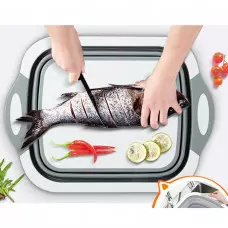 3 в 1 - Дъска за рязане с купа за миене 3 в 1 - Дъска за рязане с купа за миене