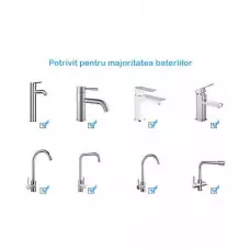 Универсален аератор за чешма с чупещо рамо Универсален аератор за чешма с чупещо рамо