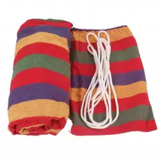 Хамак с дървени рейки, 200х80см, многоцветен Хамак с дървени рейки, 200х80см, многоцветен