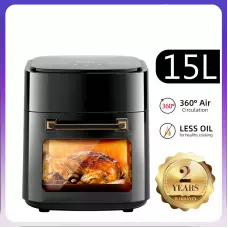 15 литра XXXL Еър Фраер - Фурна с горещ въздух, Дигитална, 1400 W 15 литра XXXL Еър Фраер - Фурна с горещ въздух, Дигитална, 1400 W
