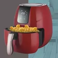 Фритюрник с горещ въздух 4,5 литра, 1800 W, Сензорен дисплей за управление, Air Fryer Фритюрник с горещ въздух 4,5 литра, 1800 W, Сензорен дисплей за управление, Air Fryer