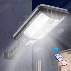 Соларна улична лампа с голямо покритие, 120 LED, със сензор за движение Соларна улична лампа с голямо покритие, 120 LED, със сензор за движение