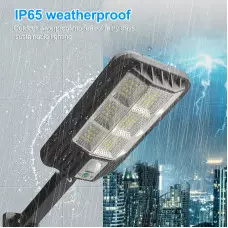 Соларна улична лампа с голямо покритие, 120 LED, със сензор за движение Соларна улична лампа с голямо покритие, 120 LED, със сензор за движение