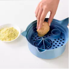 Многофункционално кухненско ренде с купа - всичко в едно Многофункционално кухненско ренде с купа - всичко в едно