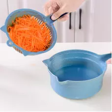 Многофункционално кухненско ренде с купа - всичко в едно Многофункционално кухненско ренде с купа - всичко в едно