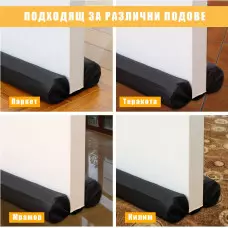 Двустранен уплътнител за под врата Двустранен уплътнител за под врата