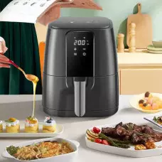 Air Fryer - Уред за здравословно готвене с горещ въздух , 1350 W, 7л, Тъч скрийн управление Air Fryer - Уред за здравословно готвене с горещ въздух , 1350 W, 7л, Тъч скрийн управление