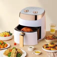 Елегантен Компактен Air Fryer - Фритюрник с горещ въздух - 5 литра Елегантен Компактен Air Fryer - Фритюрник с горещ въздух - 5 литра