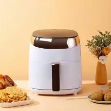 5 литра Елегантен Компактен Air Fryer - Фритюрник с горещ въздух , 1200 W, Тъч скрийн управление 5 литра Елегантен Компактен Air Fryer - Фритюрник с горещ въздух , 1200 W, Тъч скрийн управление