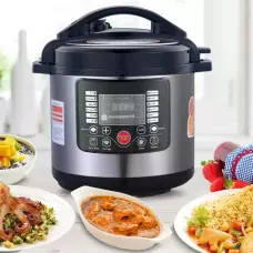 6 литра Мултикукър с 16 програми и готвене под налягане, 1000W 6 литра Мултикукър с 16 програми и готвене под налягане, 1000W