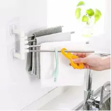 Закачалка за баня с 4 рамена от неръждаема стомана Закачалка за баня с 4 рамена от неръждаема стомана