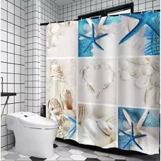 Комплект за баня: перде, 2 бр. стелки и покривало за тоалетна Комплект за баня: перде, 2 бр. стелки и покривало за тоалетна