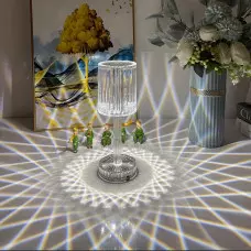 16 цвята LED кристална настолна лампа 16 цвята LED кристална настолна лампа