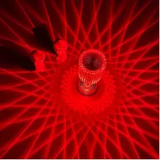 16 цвята LED кристална настолна лампа 16 цвята LED кристална настолна лампа