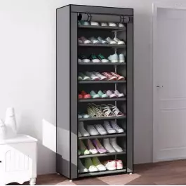 Текстилен шкаф за обувки