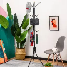 Метална закачалка за дрехи на 3 нива Метална закачалка за дрехи на 3 нива