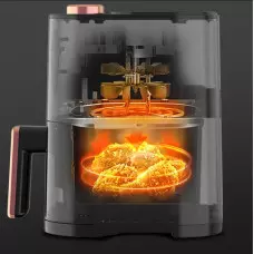 Уред за готвене с горещ въздух (6 литра, 2400 W) Уред за готвене с горещ въздух (6 литра, 2400 W)