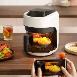 Бутиков Air Fryer 3,5 литра със стъклен корпус - 2000 W